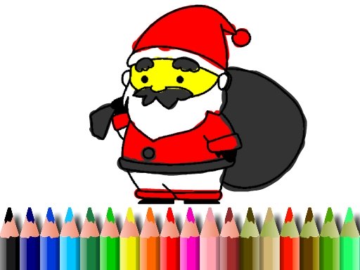 BTS Santa Claus Coloring Online