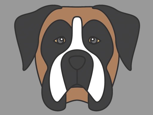 Doggy Face Coloring Online
