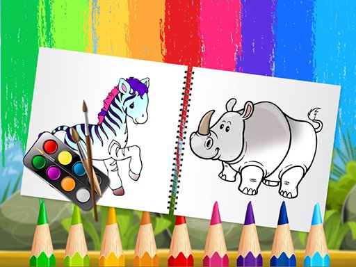 Funny Animals Coloring Book Online