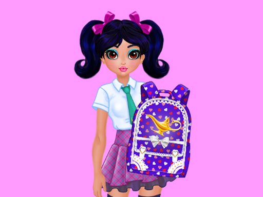 Jasmine and Elsa - School Bag Design Contest Online