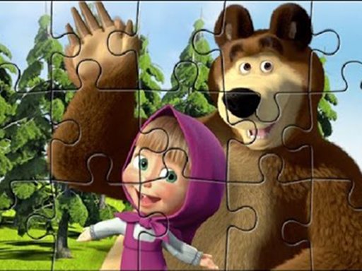 Masha Puzzle Time Online