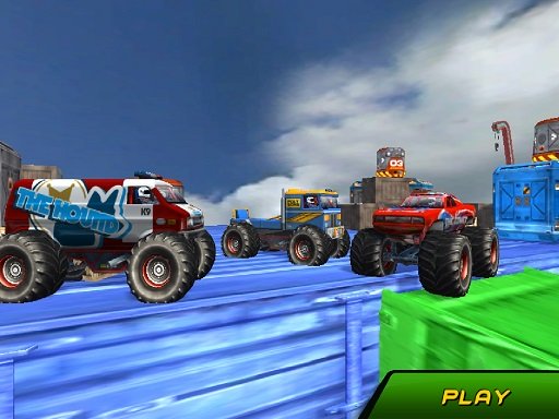 Monster Truck Stunts Sky Driving Online