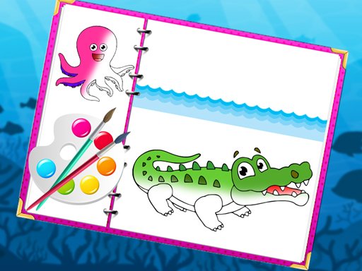 Sea Creatures Coloring Book Online