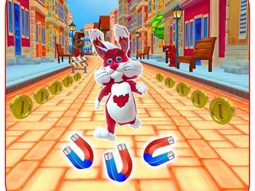 Subway Bunny Run Rush Rabbit Runner Game Online