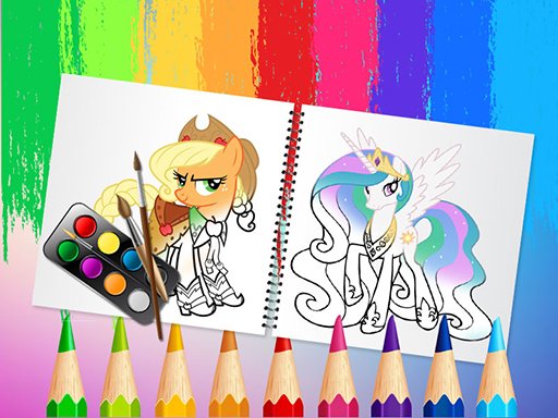 Sweet Pony Coloring Book Online