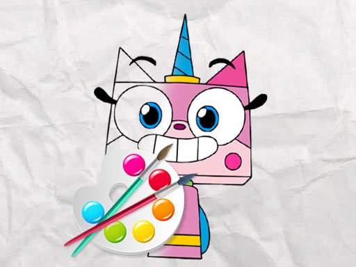 Unicorn Kitty Coloring Book Online